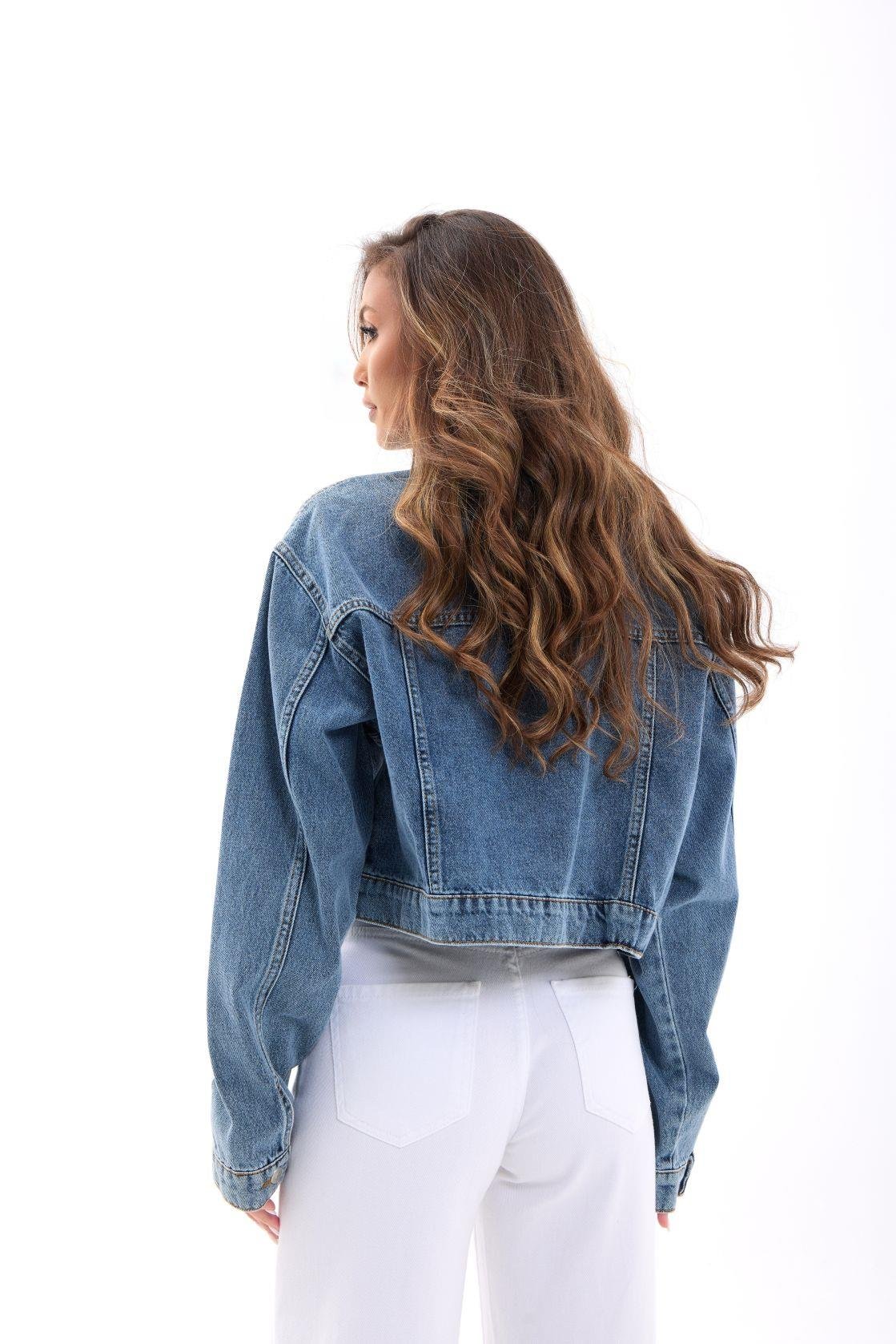 6925 Jeansjacke – Blau