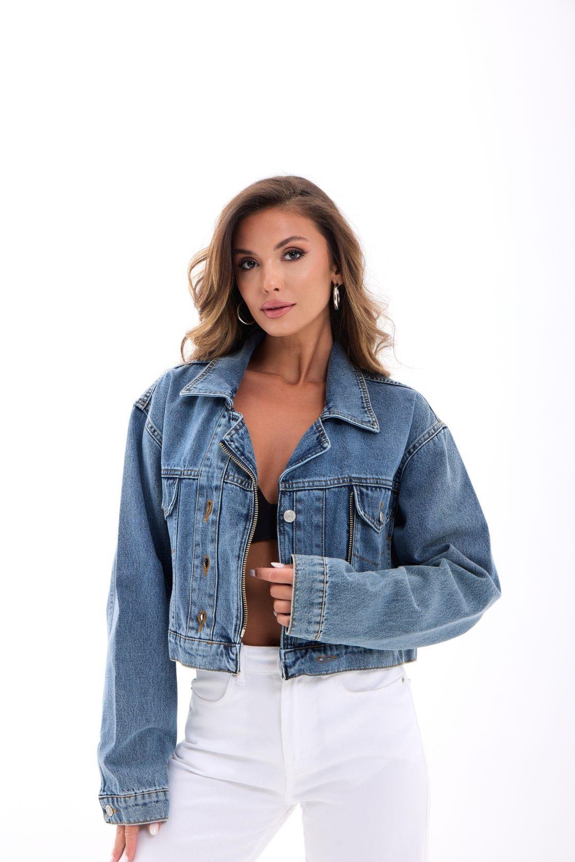 6925 Jeansjacke – Blau