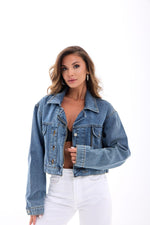 6925 Jeansjacke – Blau