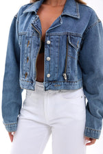 6925 Jeansjacke – Blau