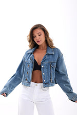 6925 Jeansjacke – Blau