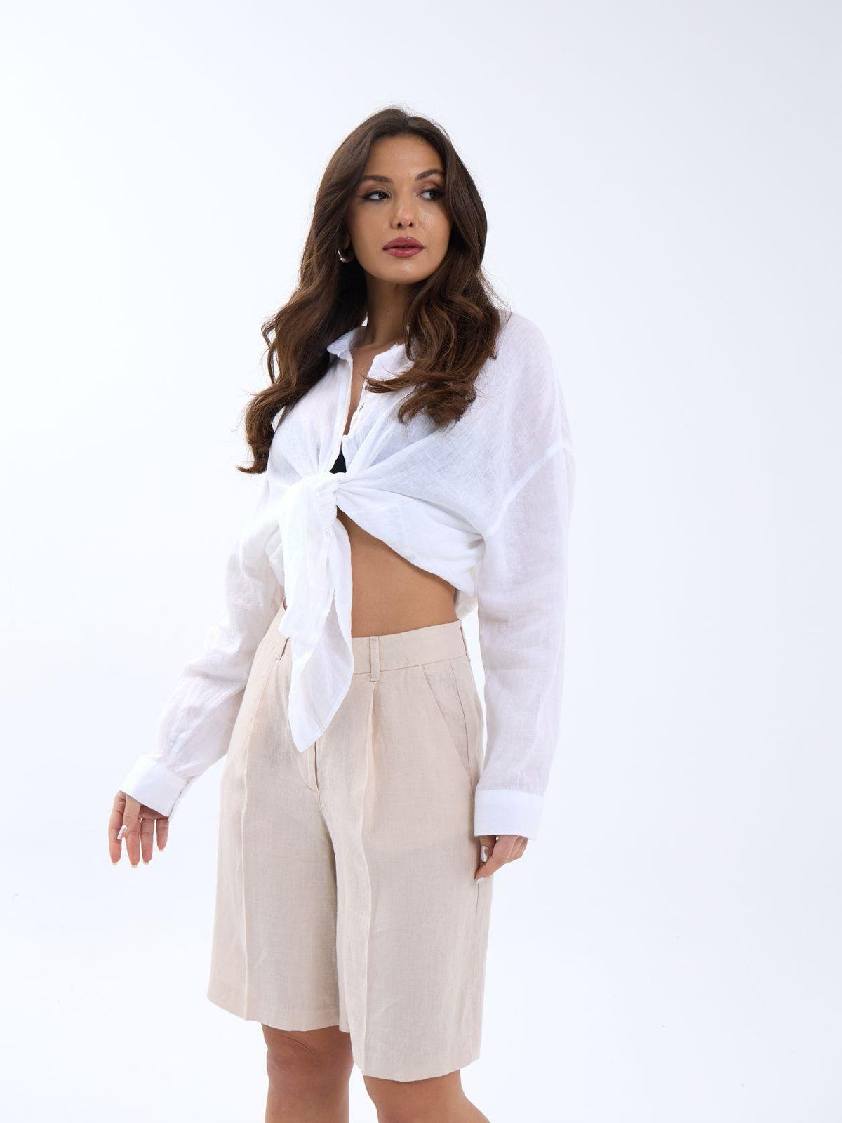 7066 SHORTS-BEIGE