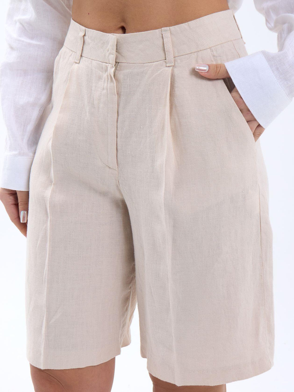 7066 SHORTS-BEIGE