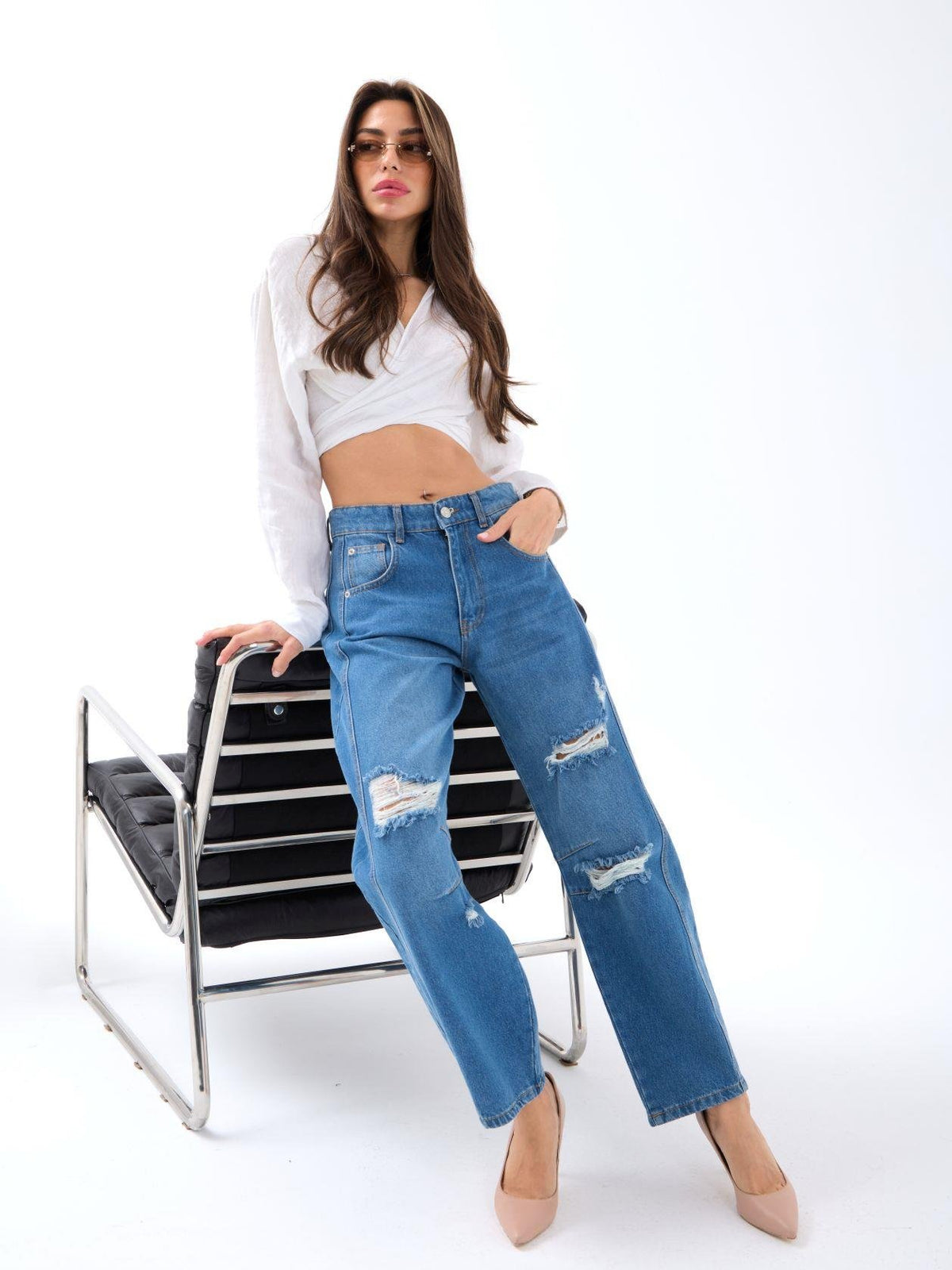 7086 JEANS-BLAU