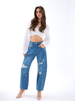 7086 JEANS-BLAU