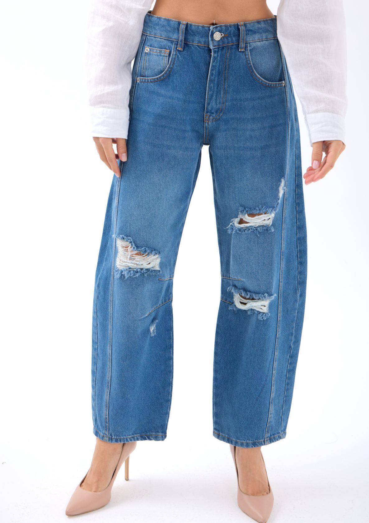 7086 JEANS-BLAU