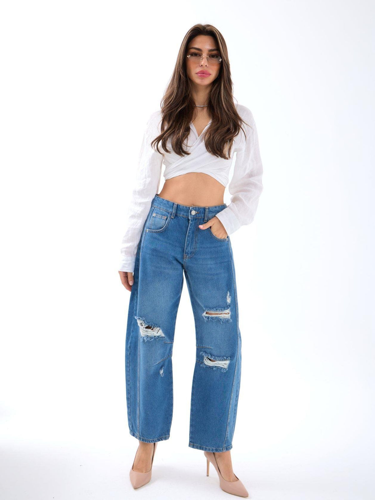 7086 JEANS-BLAU