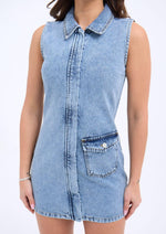 7117 Jeansweste, Blau