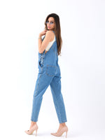7126 Jeans-Overalls – Blau