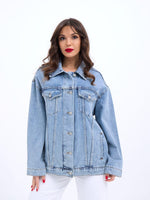 7174 Jeansjacke – Blau
