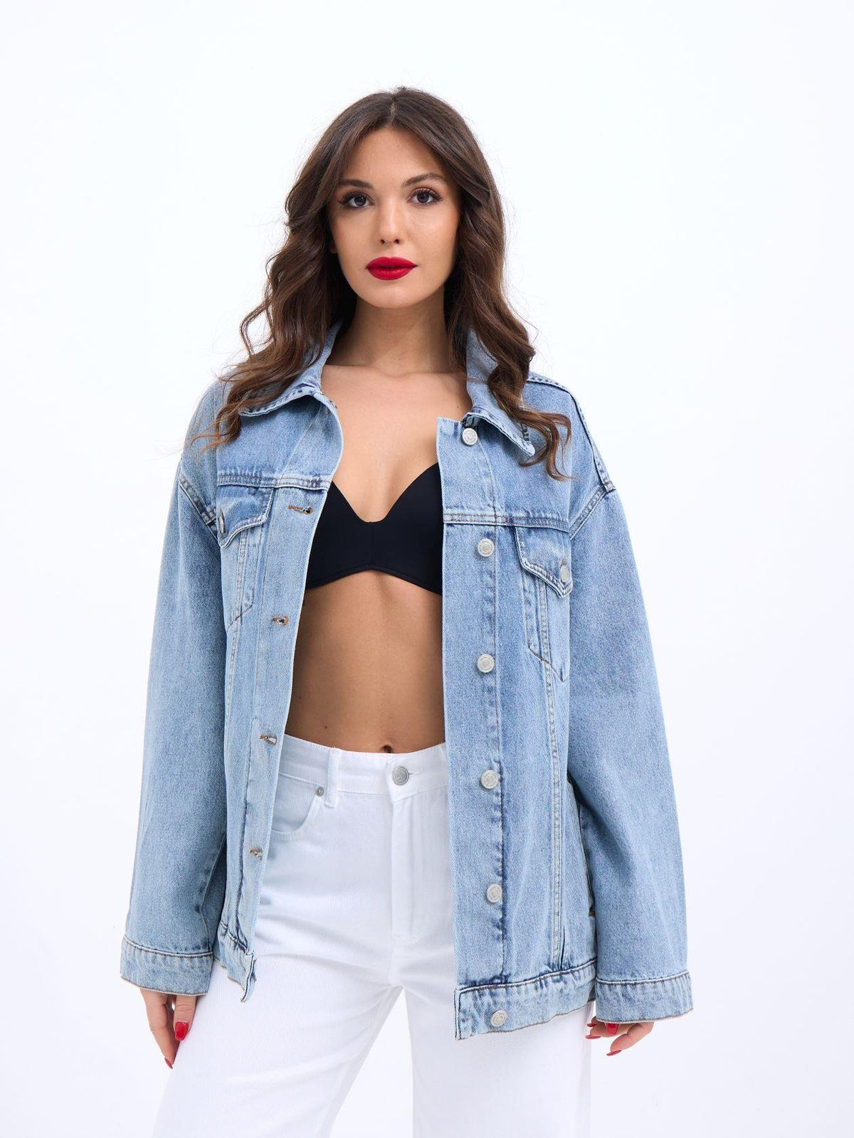 7174 Jeansjacke – Blau