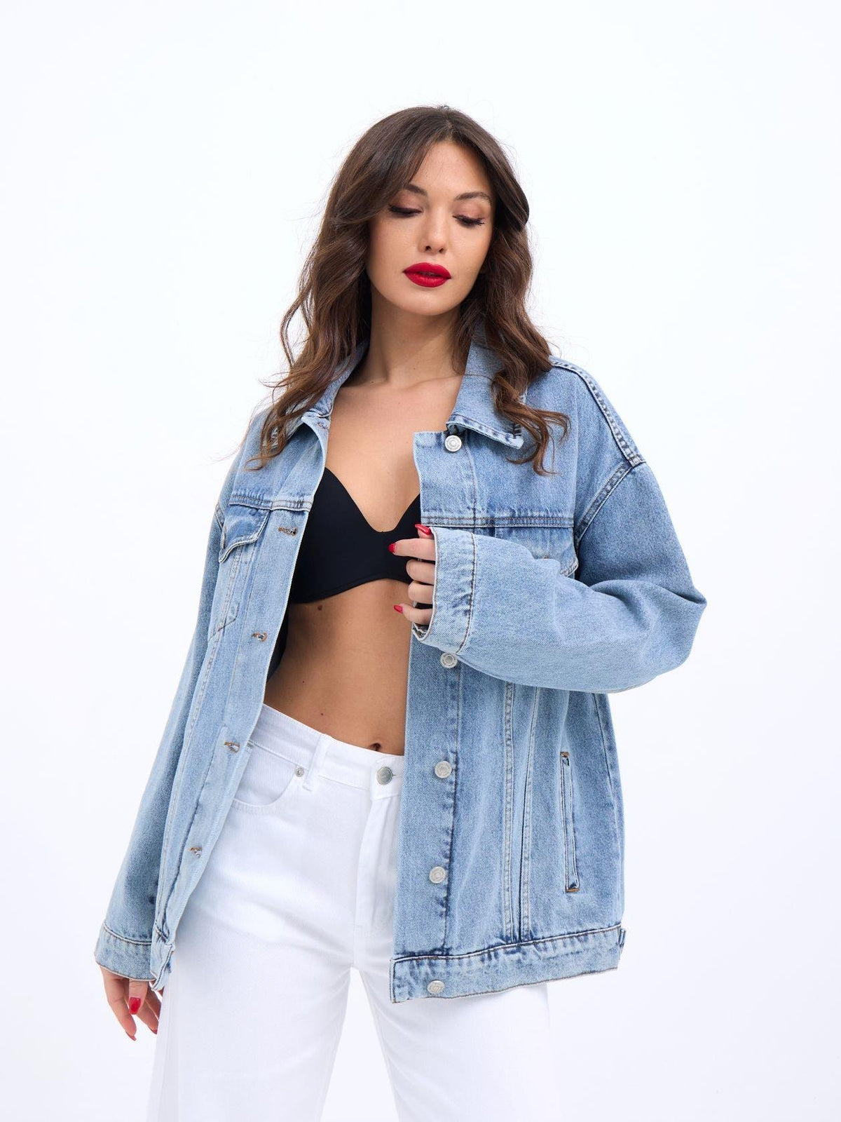 7174 Jeansjacke – Blau