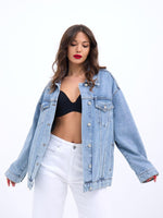 7174 Jeansjacke – Blau