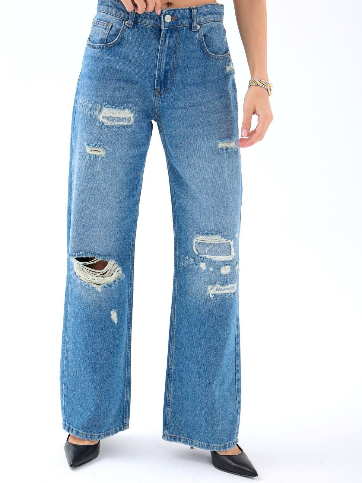 7181 JEANS-BLAU