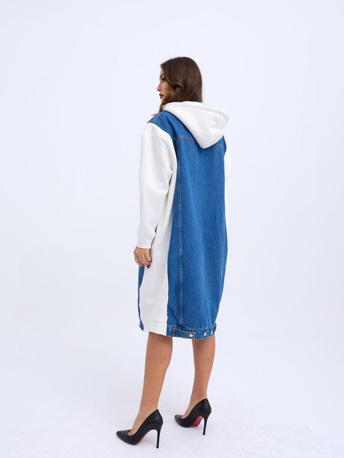 7188 LANGE JEANSJACKE-ECRU