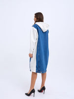7188 LANGE JEANSJACKE-ECRU