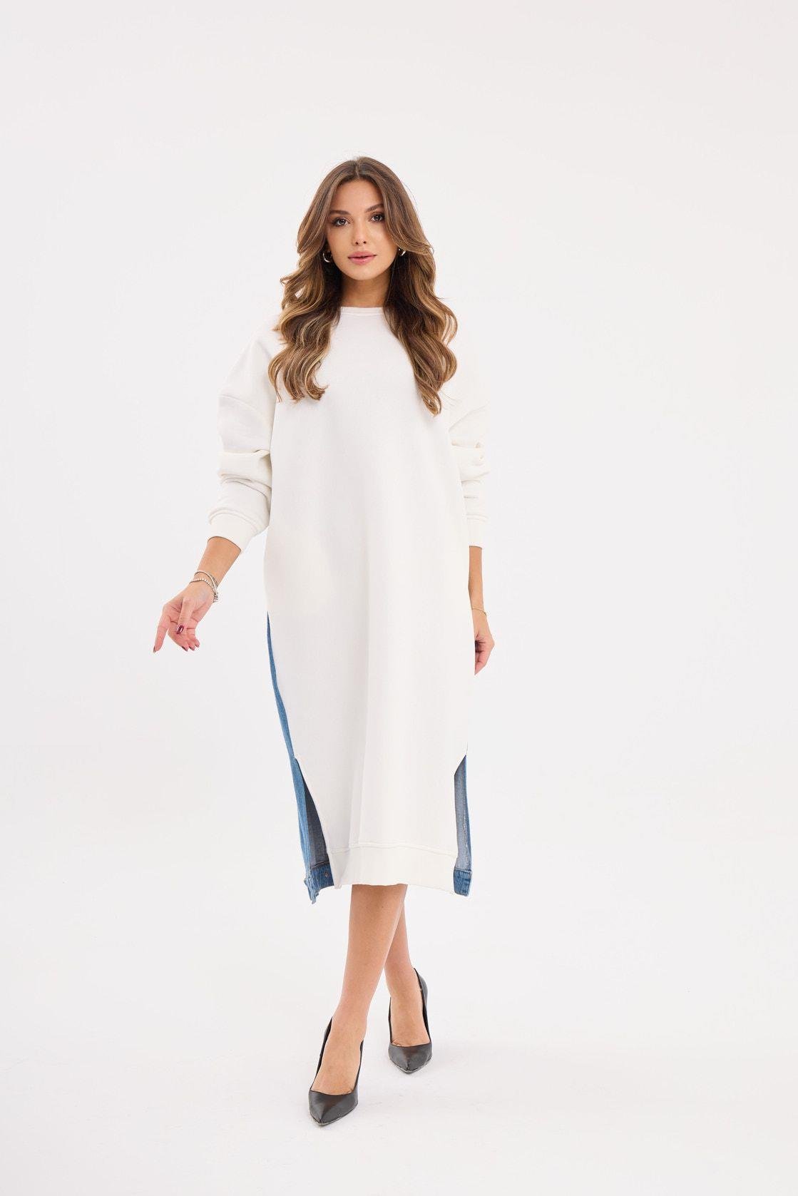 7194 LANGER SWEAT-ECRU
