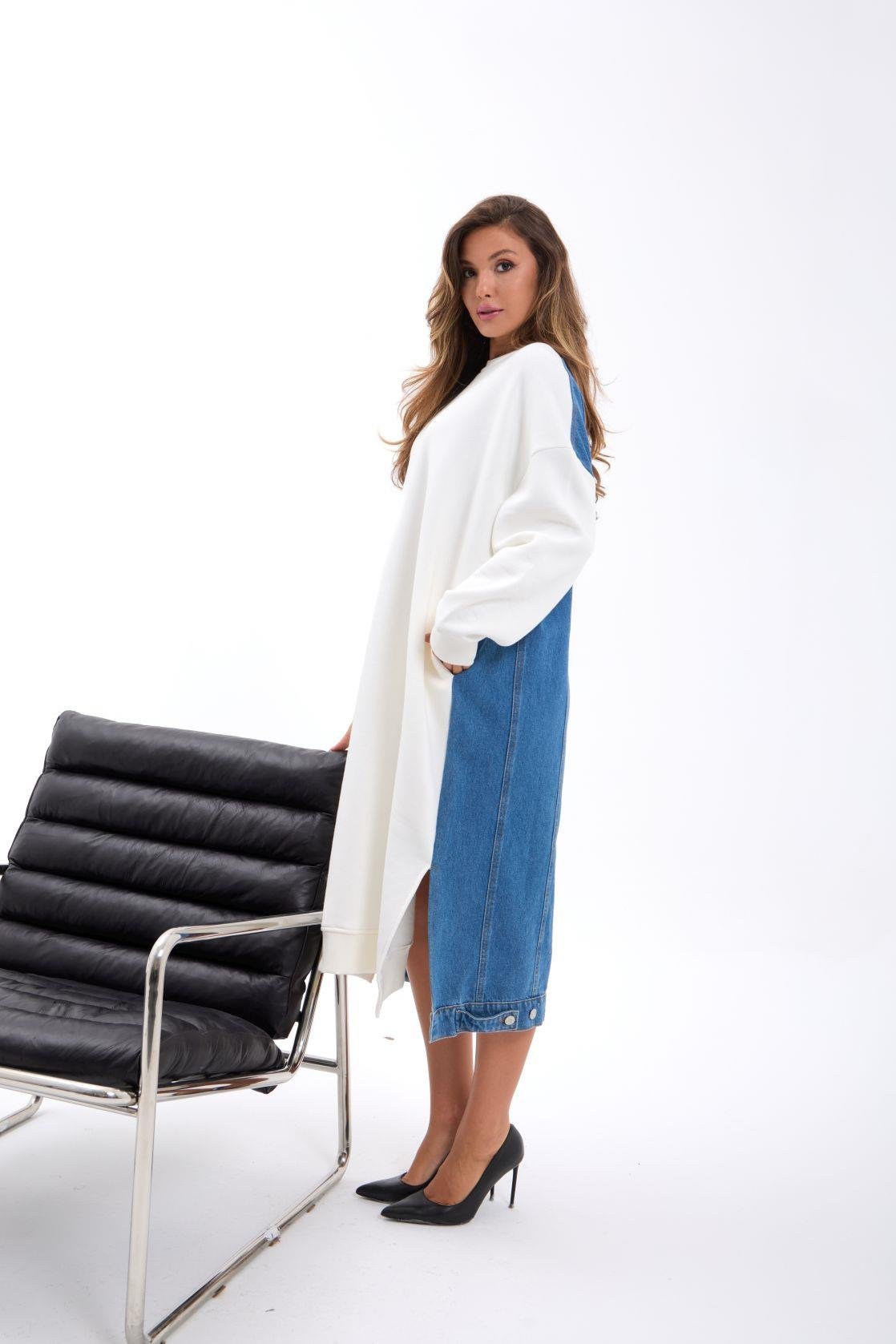 7194 LANGER SWEAT-ECRU