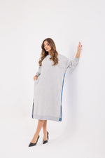 7194 LANGER SWEAT-GRAU