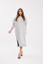 7194 LANGER SWEAT-GRAU