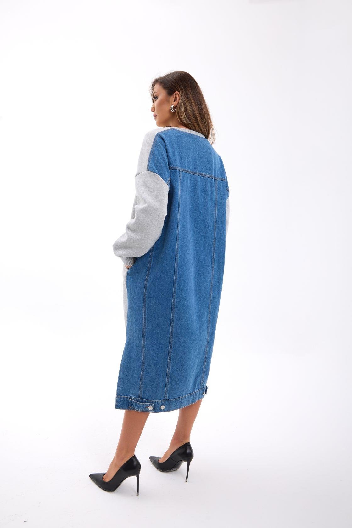 7194 LANGER SWEAT-GRAU