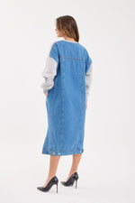 7194 LANGER SWEAT-GRAU