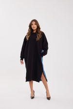 7194 UZUN SWEAT-SİYAH