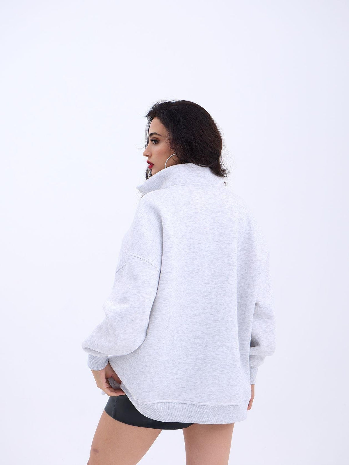 7199 SWEAT-SNOW MELANGE