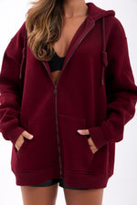 7220 SWEAT-BORDO