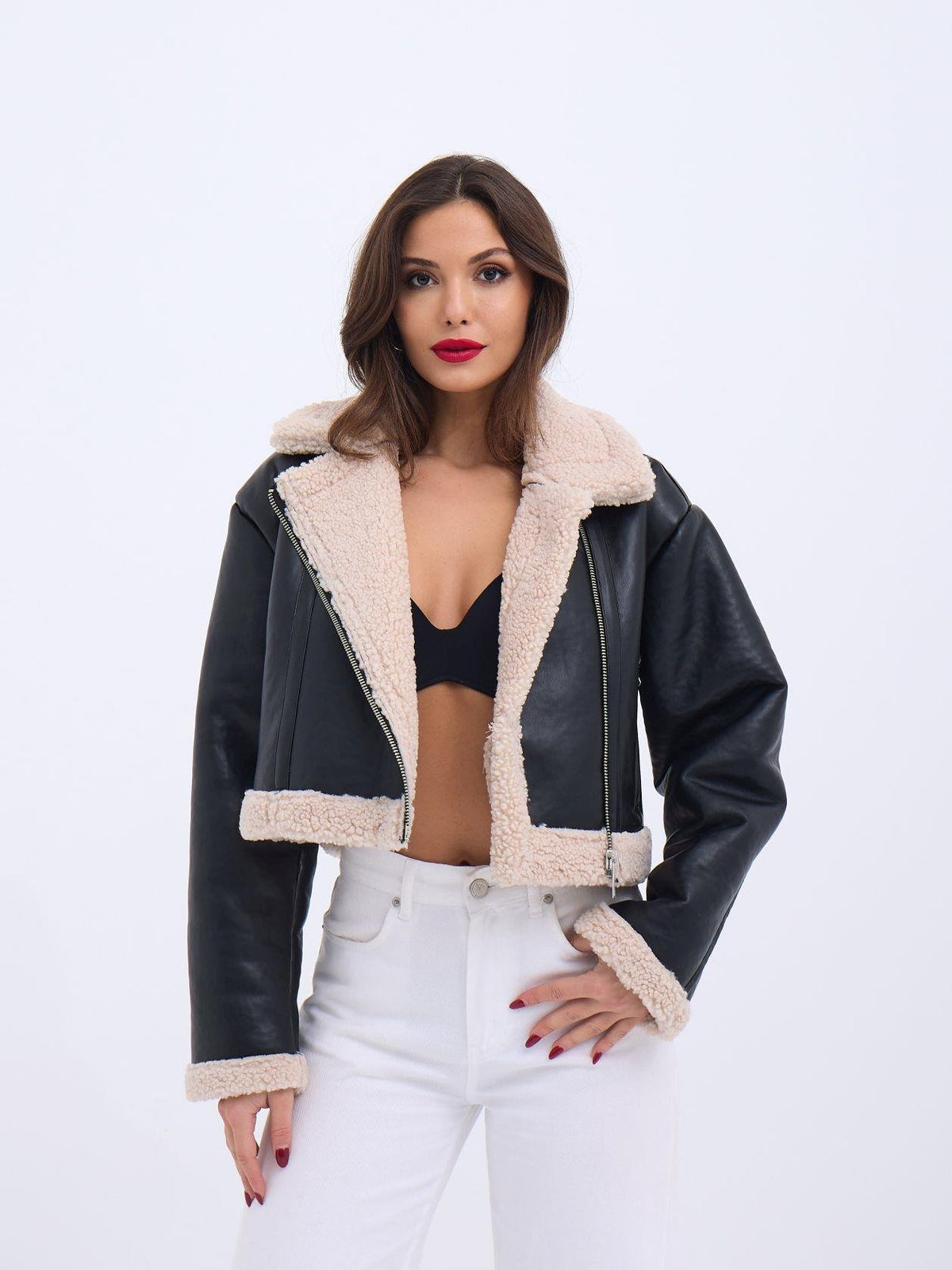 7232 LEDERJACKE-SCHWARZ
