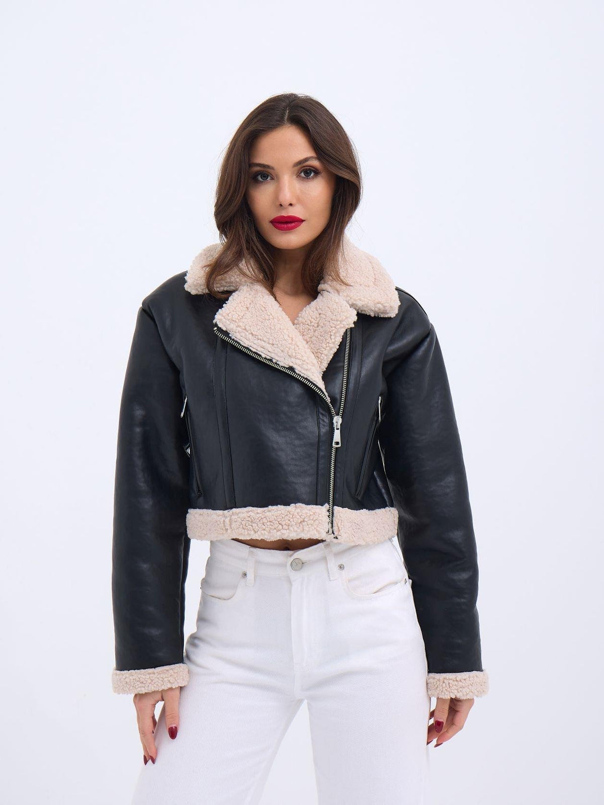7232 LEDERJACKE-SCHWARZ