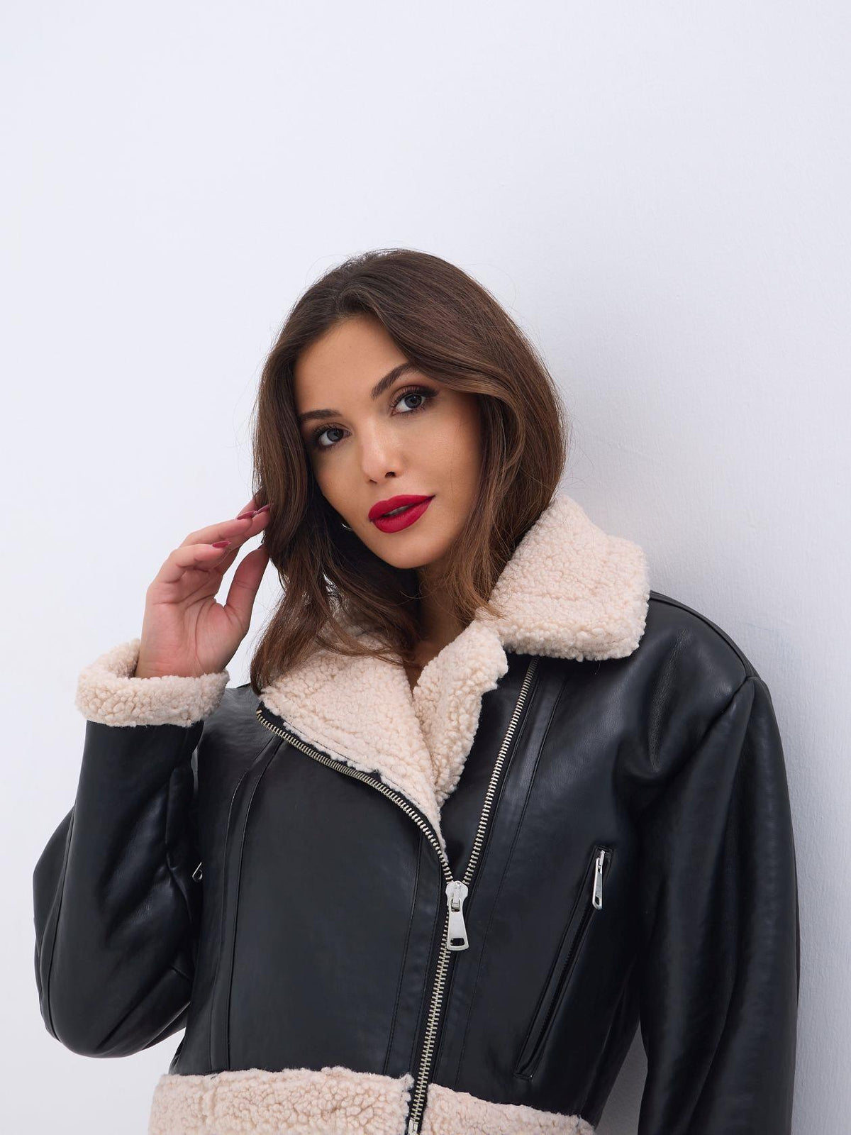 7232 LEDERJACKE-SCHWARZ