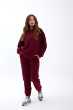 7237 EŞOFMAN TAKIM-BORDO