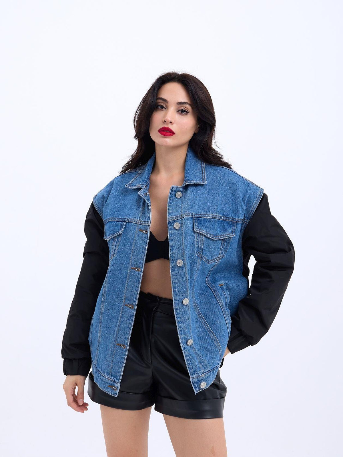 7238 Jeansjacke – Blau