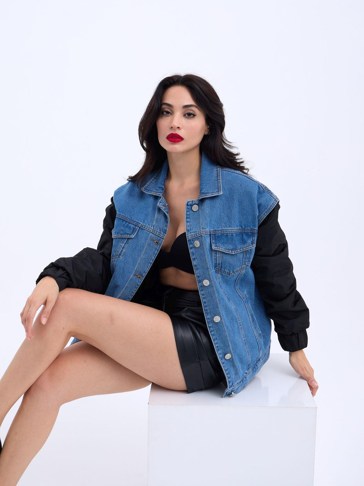 7238 Jeansjacke – Blau