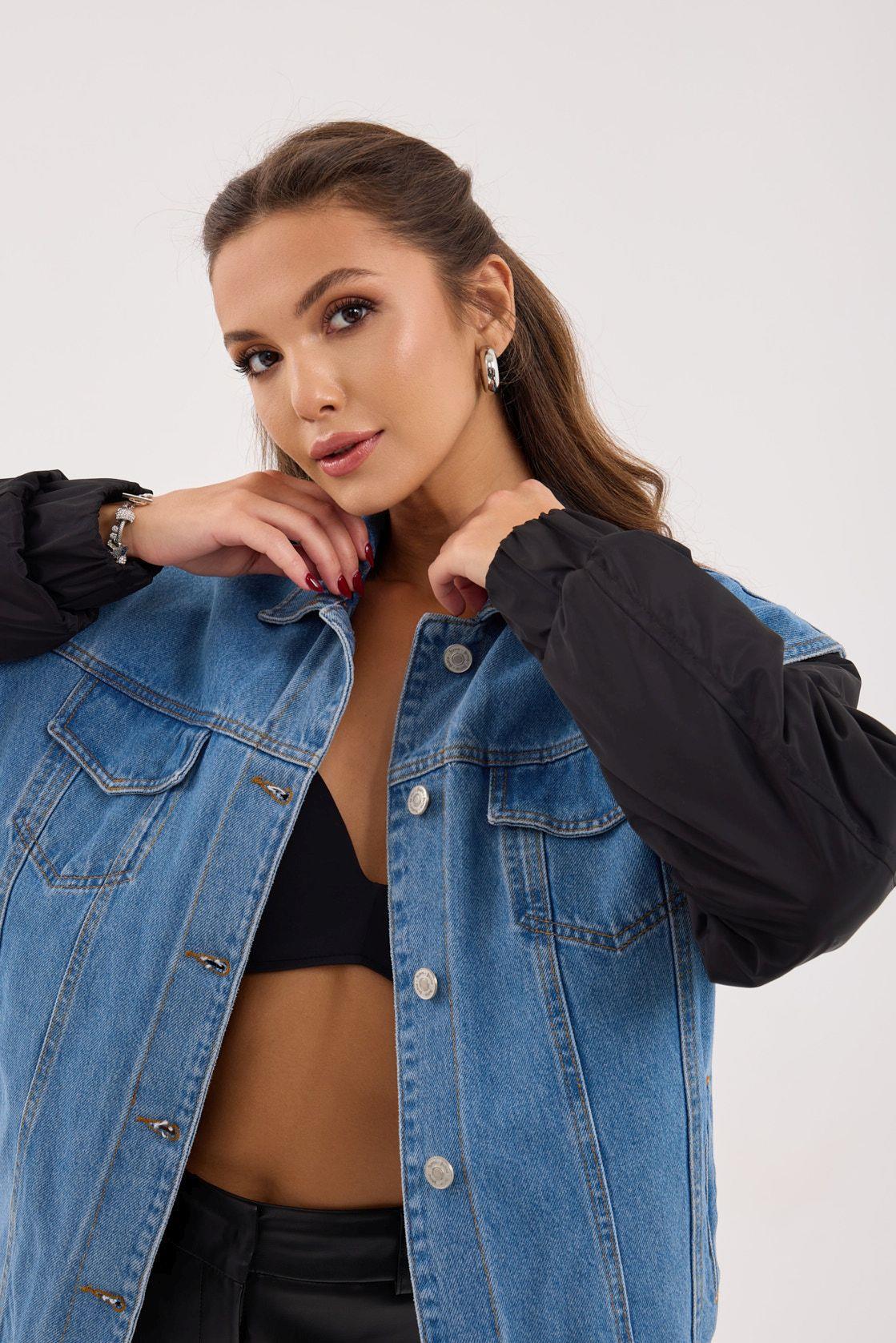 7238 Jeansjacke – Blau
