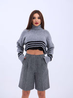 7245 SHORTS-GRAU