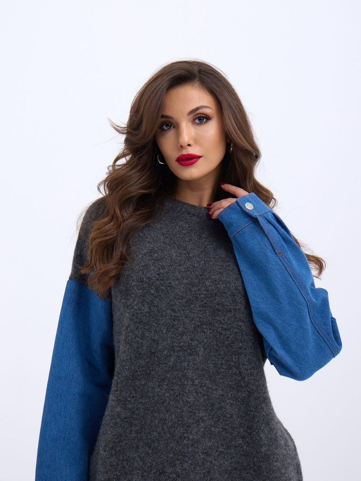 7281 STRICKWAREN DENIM-GRAU