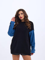 7281 STRICKJEANS-SCHWARZ