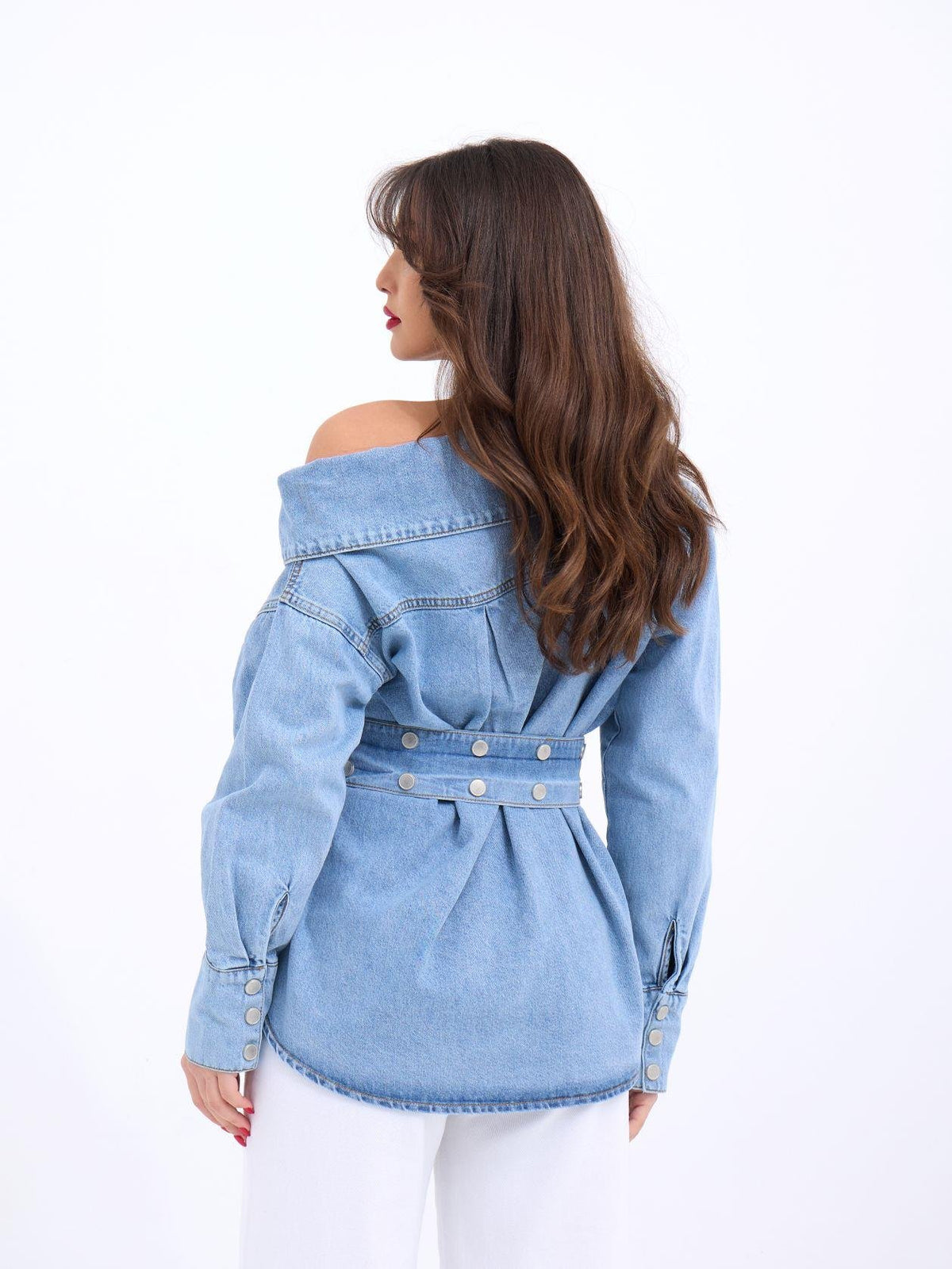 7308 Jeanshemd-Blau