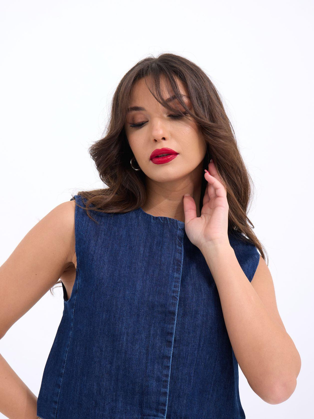7335 Jeansweste, Blau