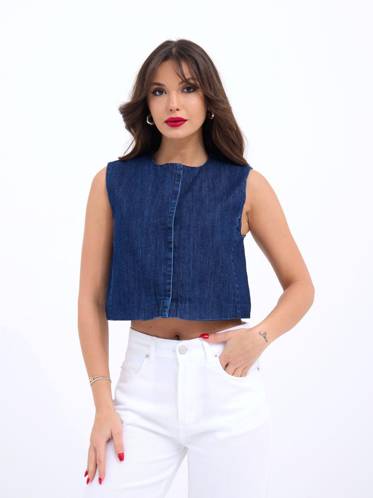 7335 Jeansweste, Blau