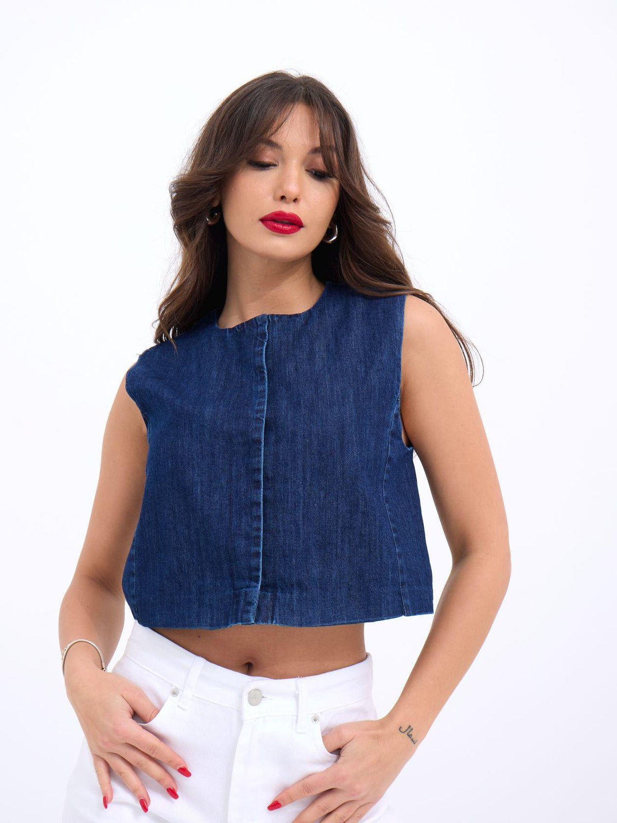 7335 Jeansweste, Blau