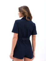 7345 Jeans-Overalls – Blau