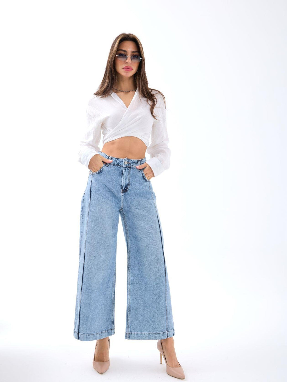7356 JEANS-BLAU