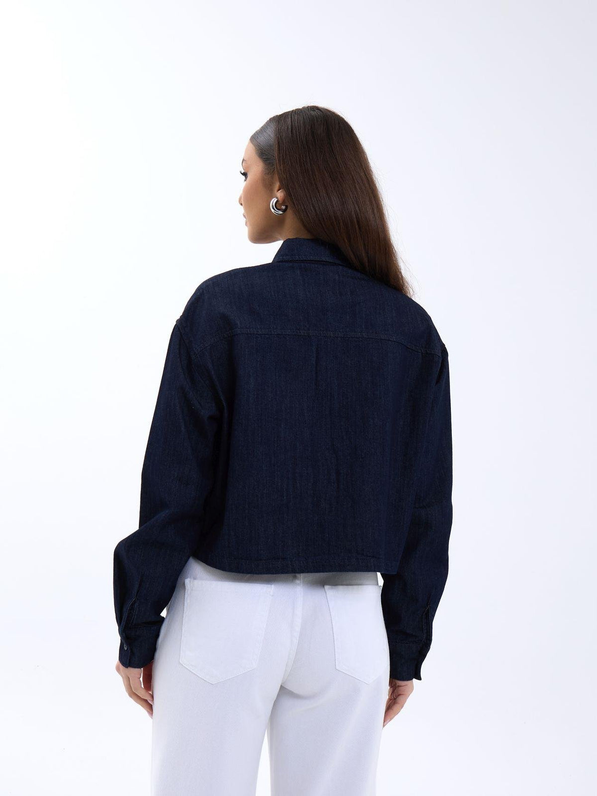 7362 Jeanshemd – Marineblau