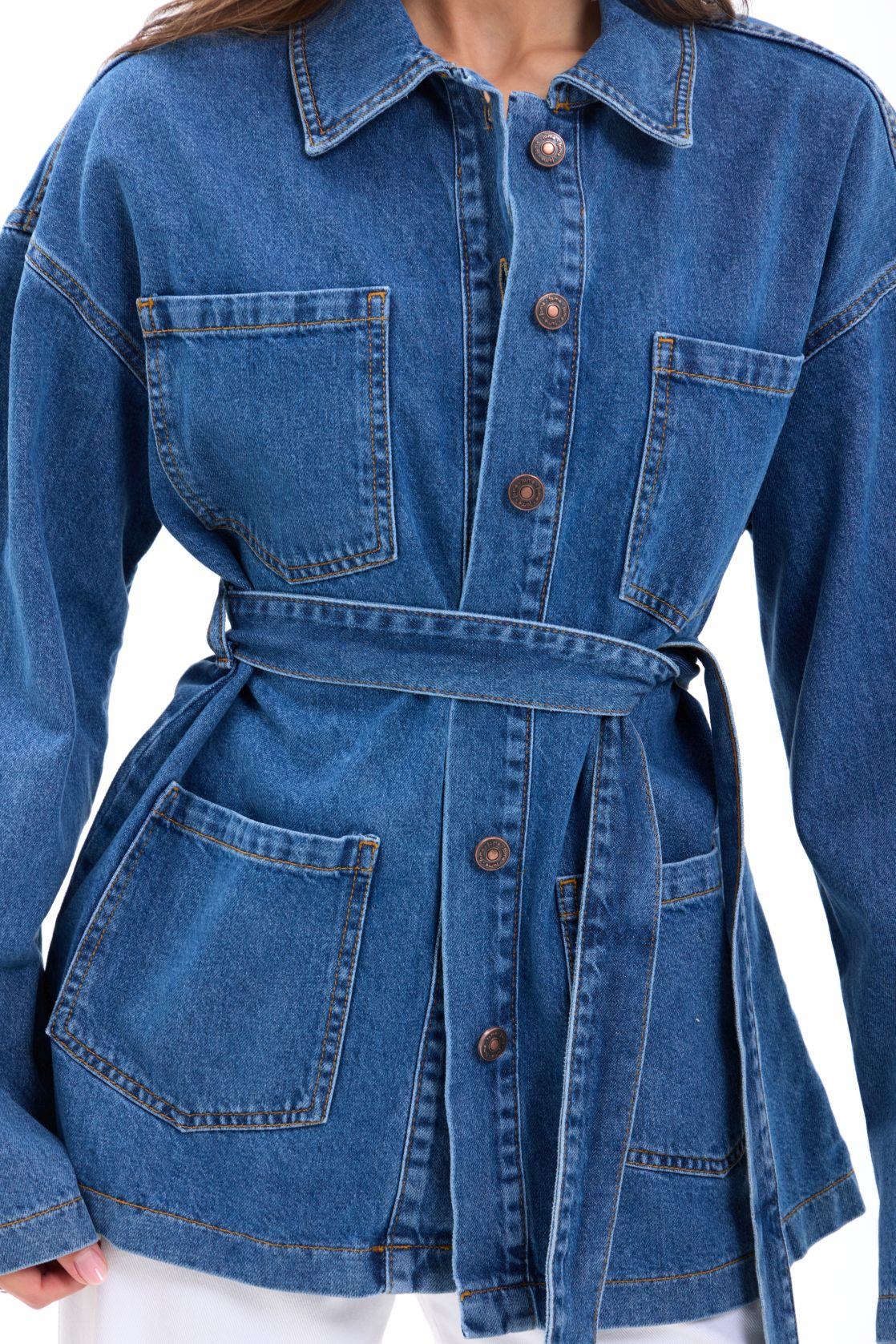 7366 Jeansjacke – Blau