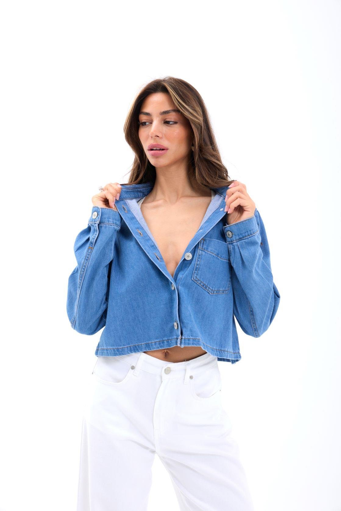 7367 Jeanshemd-Blau
