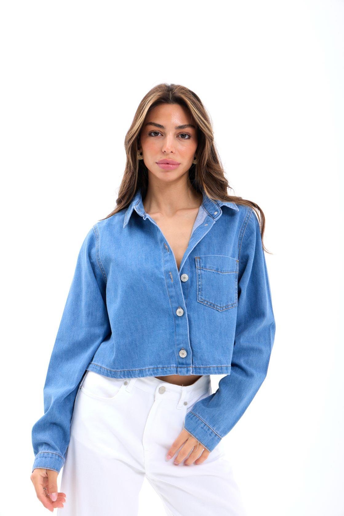 7367 Jeanshemd-Blau