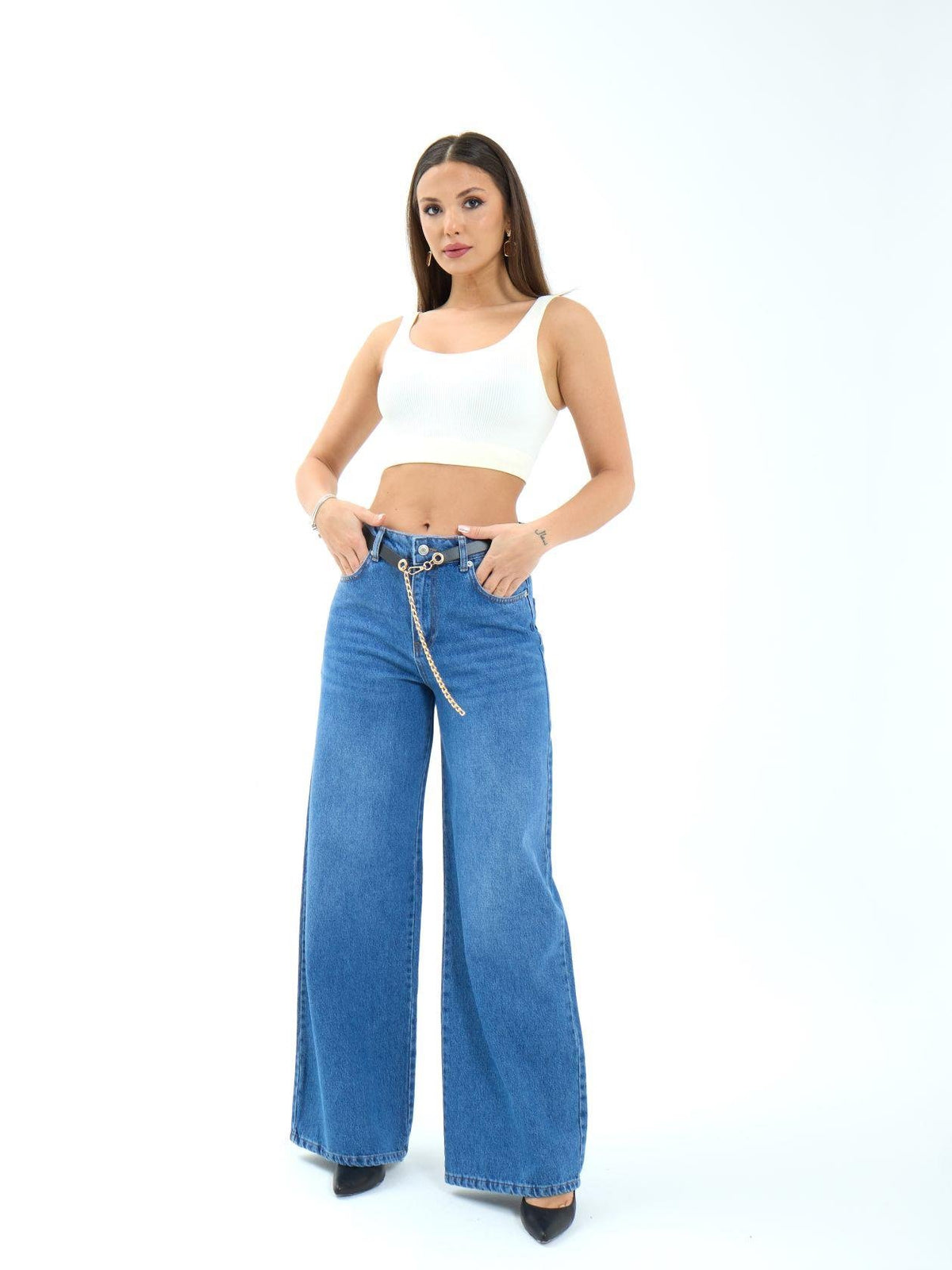 7398 JEANS-BLAU